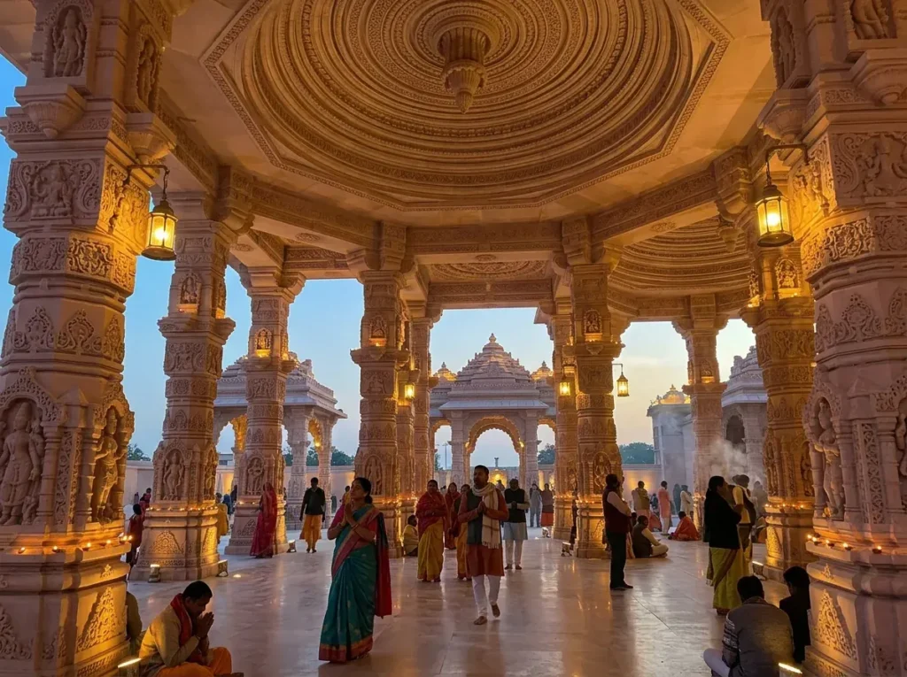 RAM MANDIR DARSHAN TIMINGS — OFFICIAL DARSHAN SLOT TABLE — supporting photo for this section, first-hand preferred