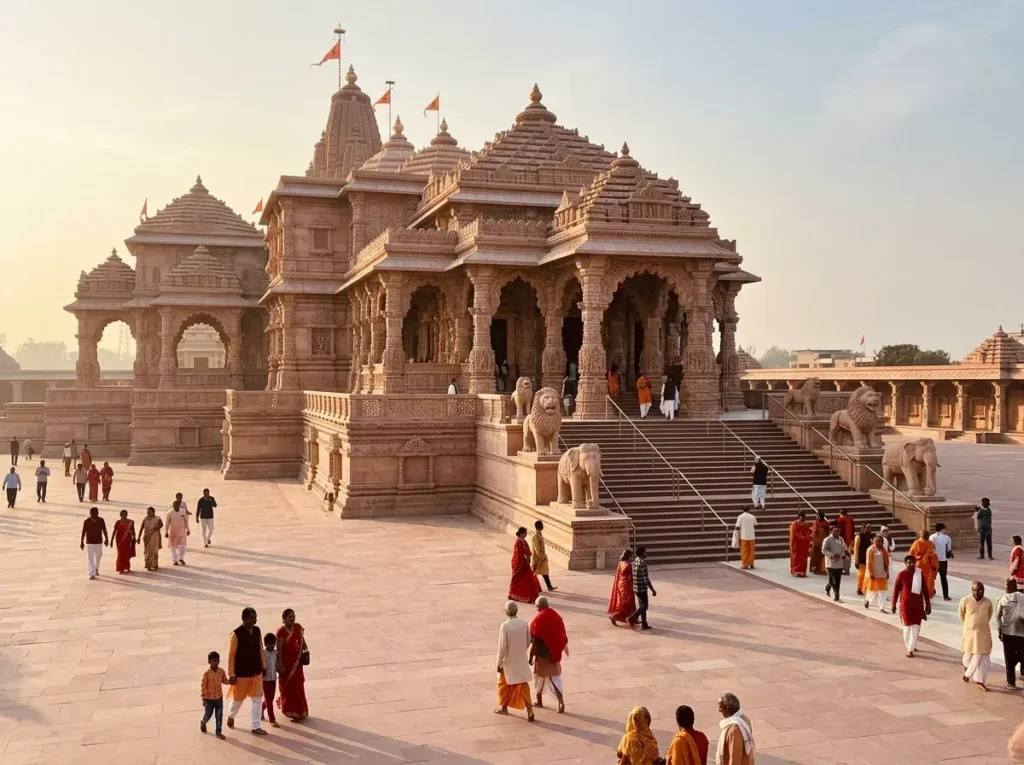 RAM MANDIR AARTI TIMINGS (OFFICIAL) — AARTI TABLE — supporting photo for this section, first-hand preferred