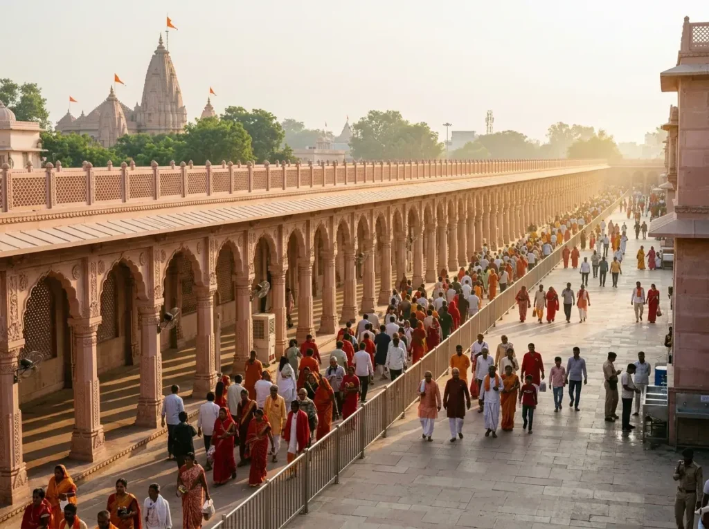 BEST TIME TO VISIT AYODHYA: MONTH-BY-MONTH CROWD CALENDAR — FRONT VIEW / HERO — hero image, 16:9, first-hand photo preferred; if sourced, credit visibly