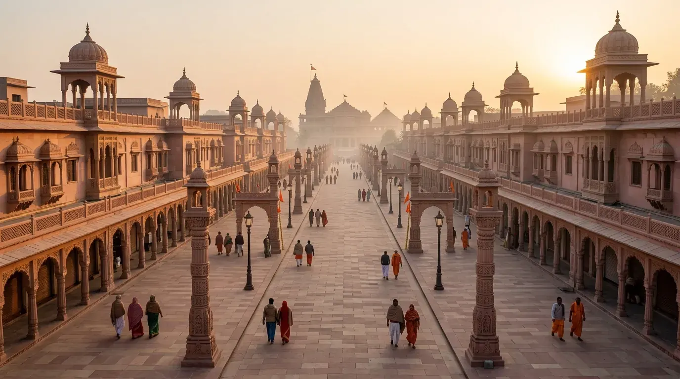 Hotels Near Ram Mandir Ayodhya: Stays Ranked by Walking Distance (2026) — featured image