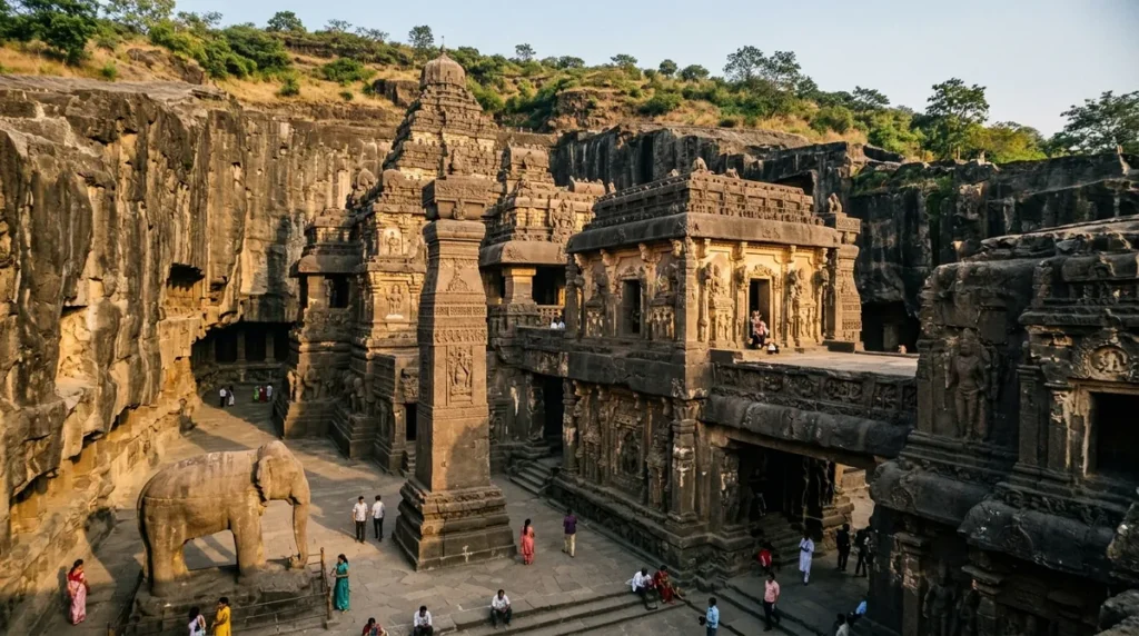 Grishneshwar & Ellora Caves: The Jyotirlinga–UNESCO Half-Day Pairing — image 1