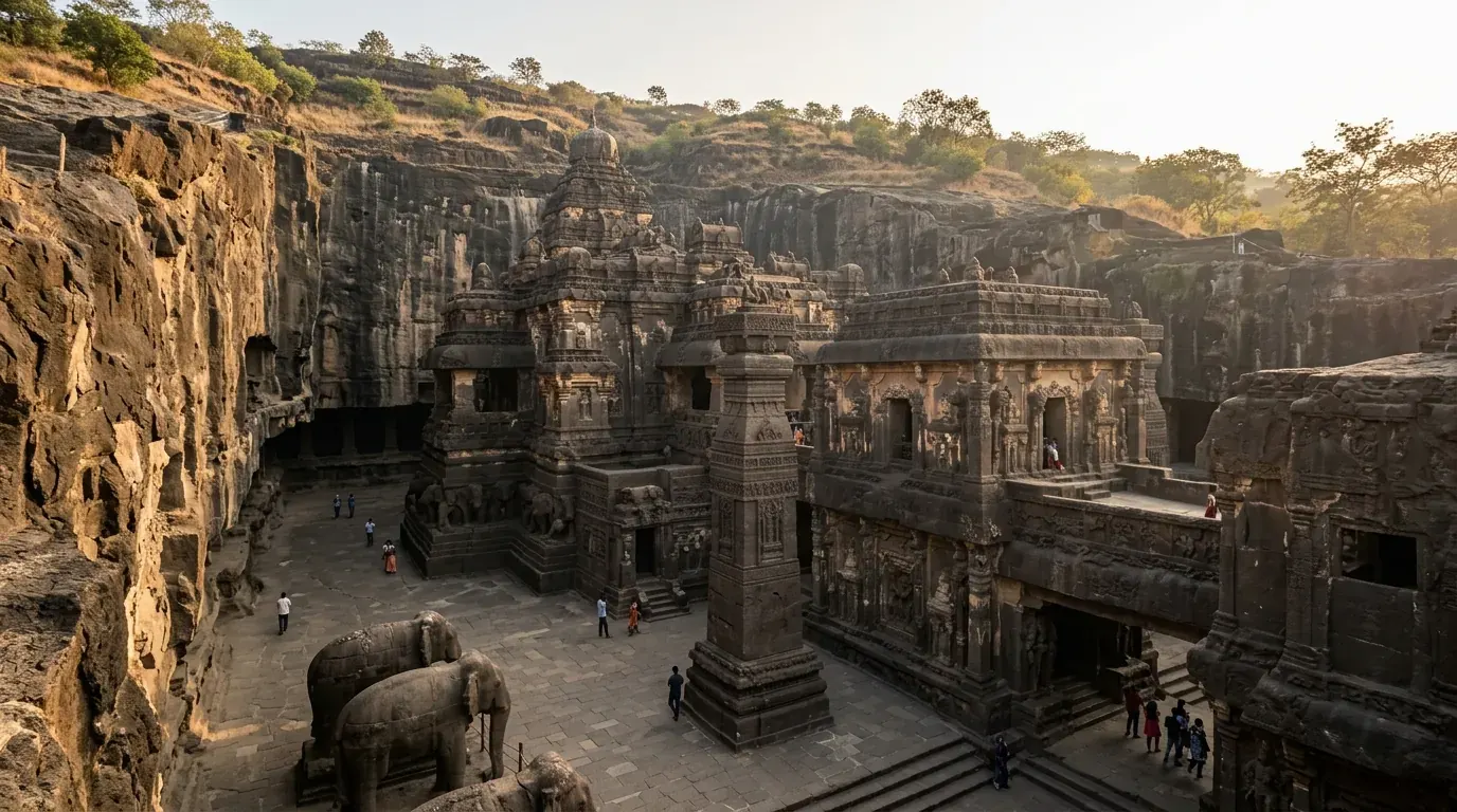 Grishneshwar & Ellora Caves: The Jyotirlinga–UNESCO Half-Day Pairing — featured image